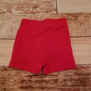 Red shorts